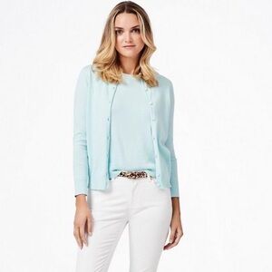 Brooks Brothers Mint Button Up Cardigan